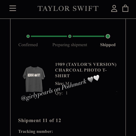 Official Taylor Swift Merch T-Shirt NEW - Picture 4 of 5